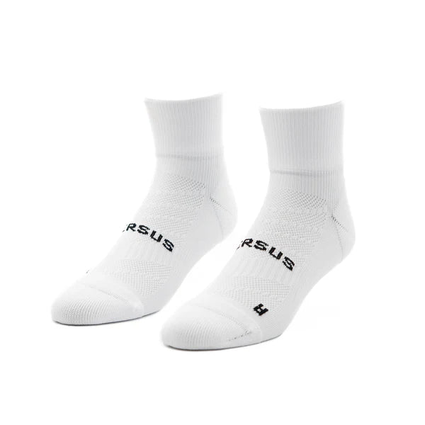 Running Quarter Socks | White RUN