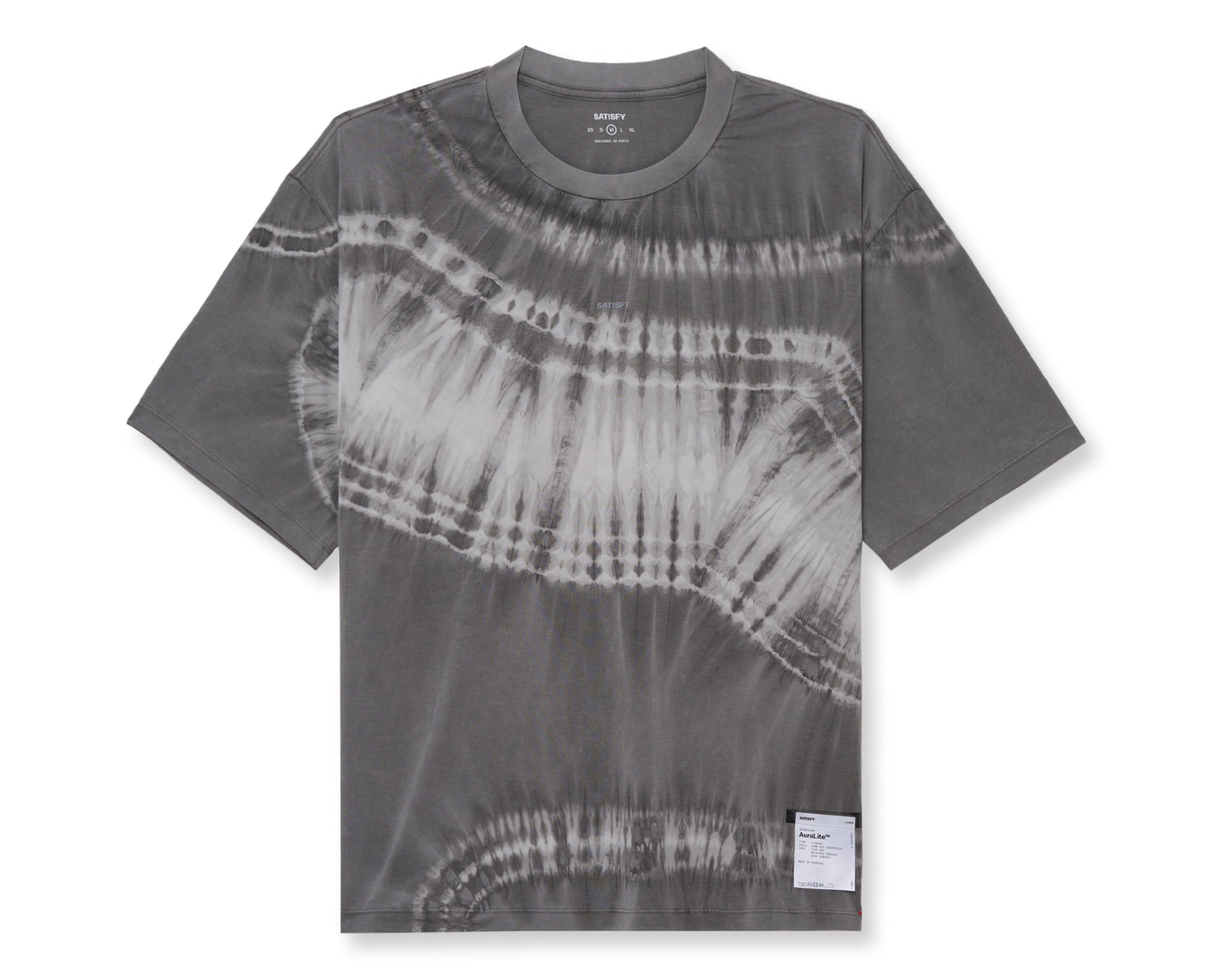 AuraLite T-Shirt | Tie Dye Mineral Graphite