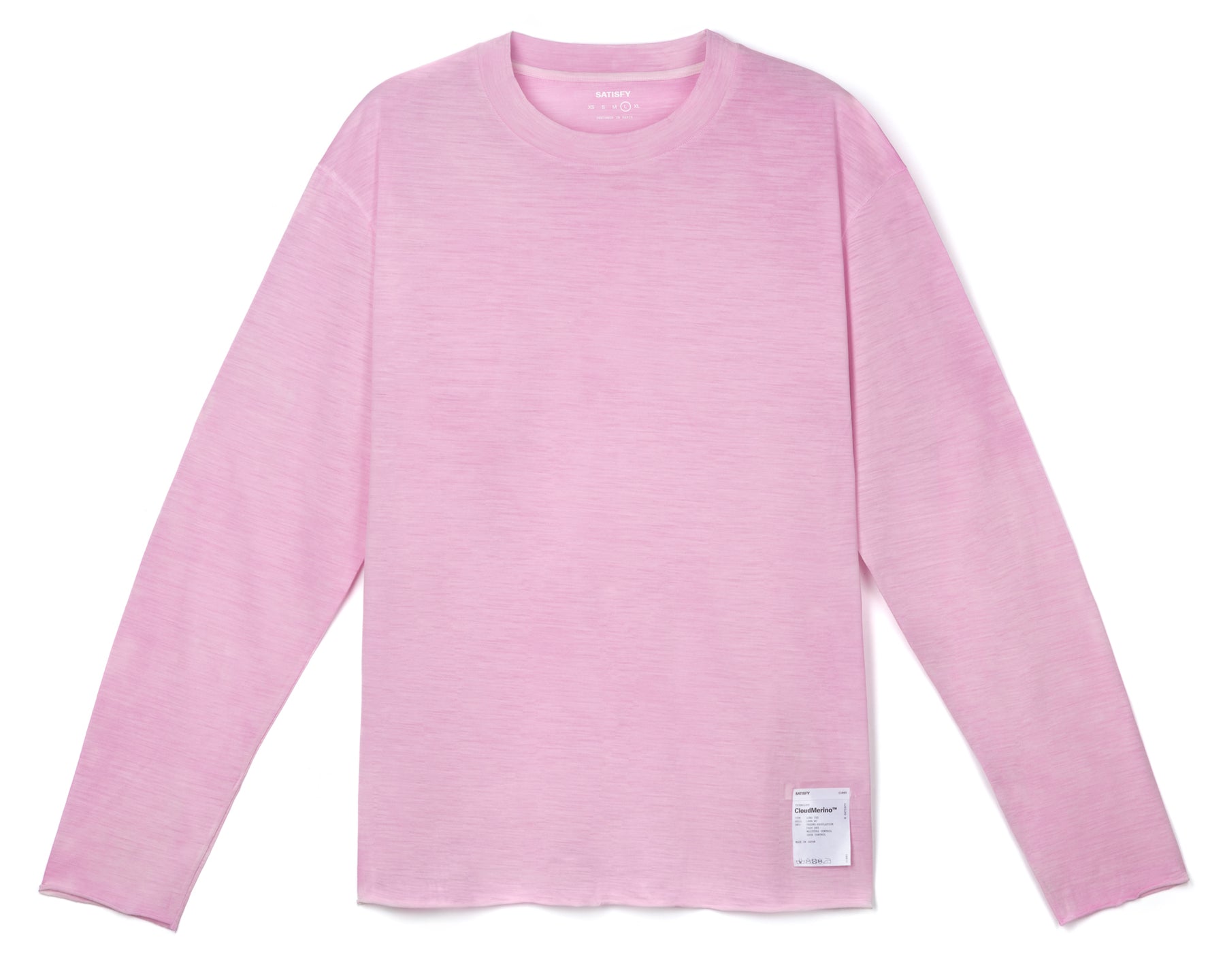 Cloudmerino™ Long Tee | Thermo Pink