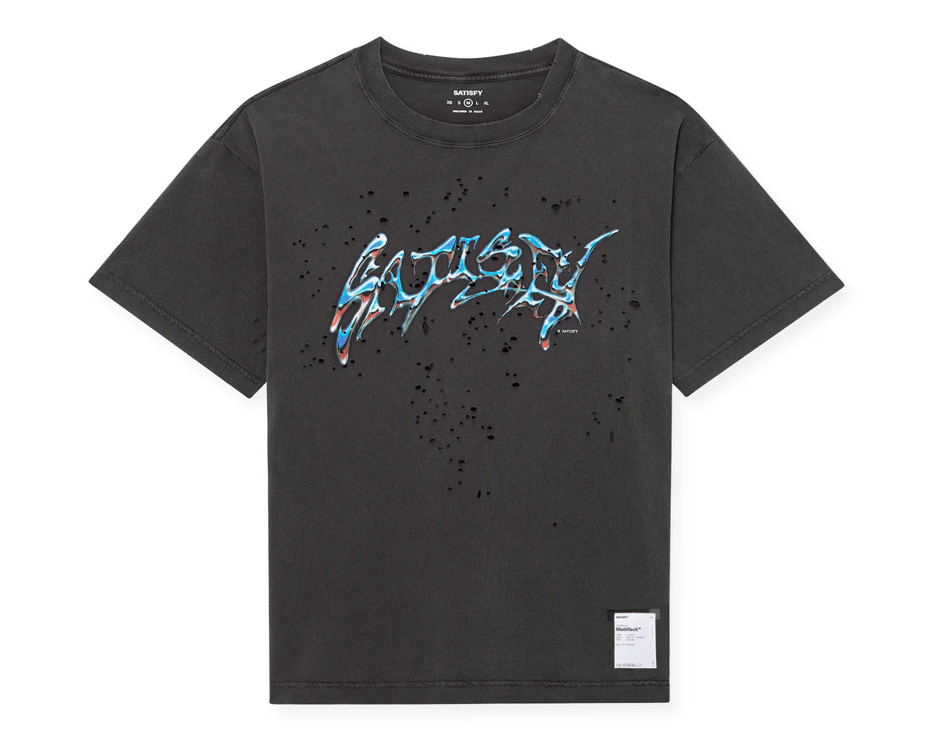 MothTech T-Shirt | Aged Black