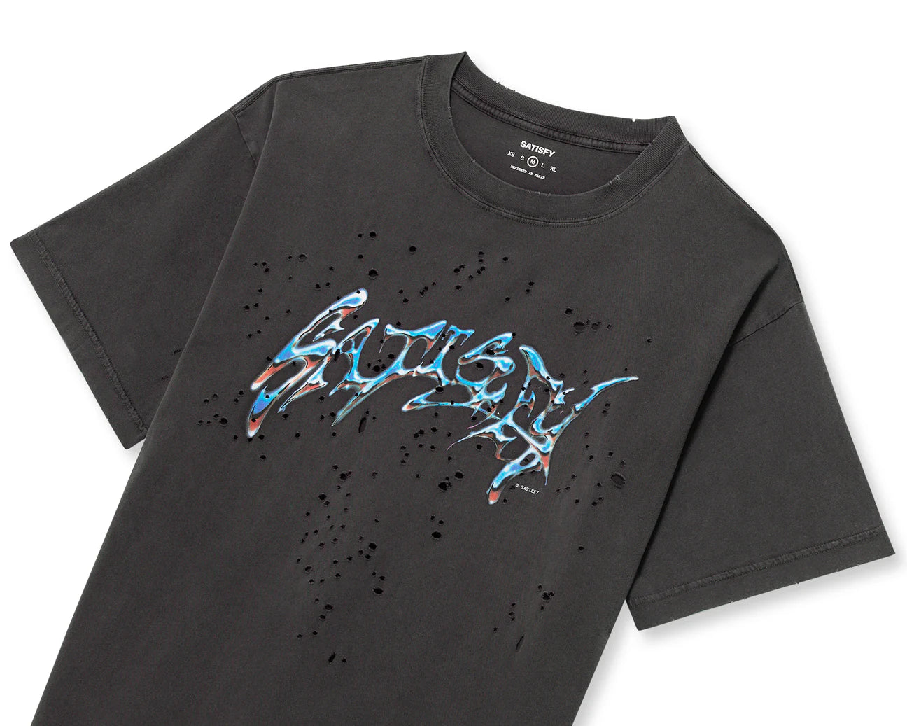 MothTech T-Shirt | Aged Black