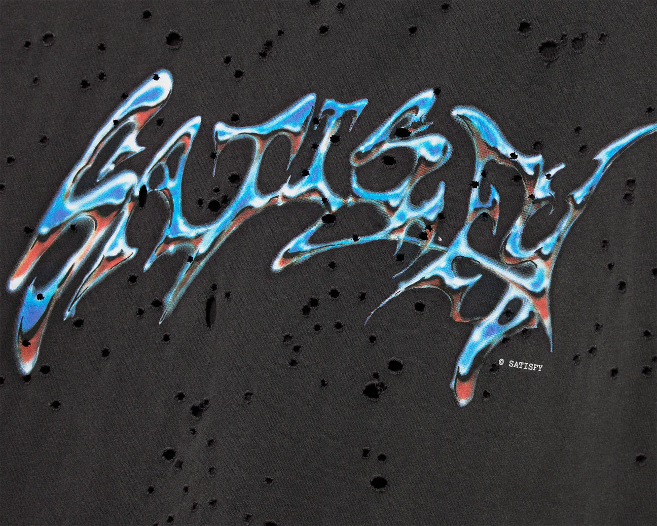 MothTech T-Shirt | Aged Black