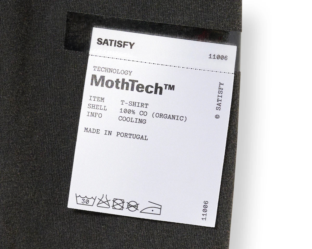 MothTech T-Shirt | Aged Black
