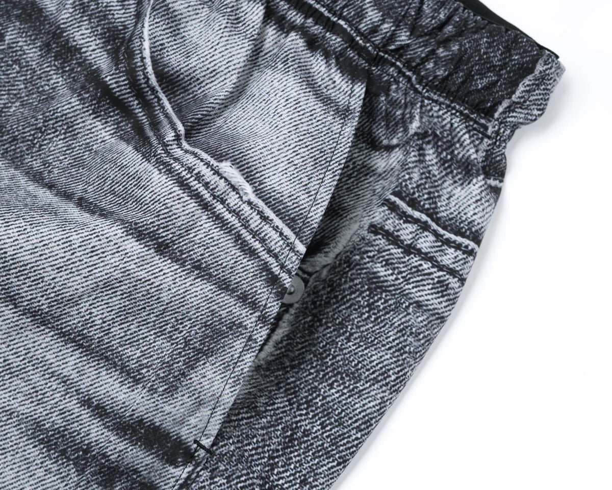 M PeaceShell 5" Unlined Shorts | Black Denim
