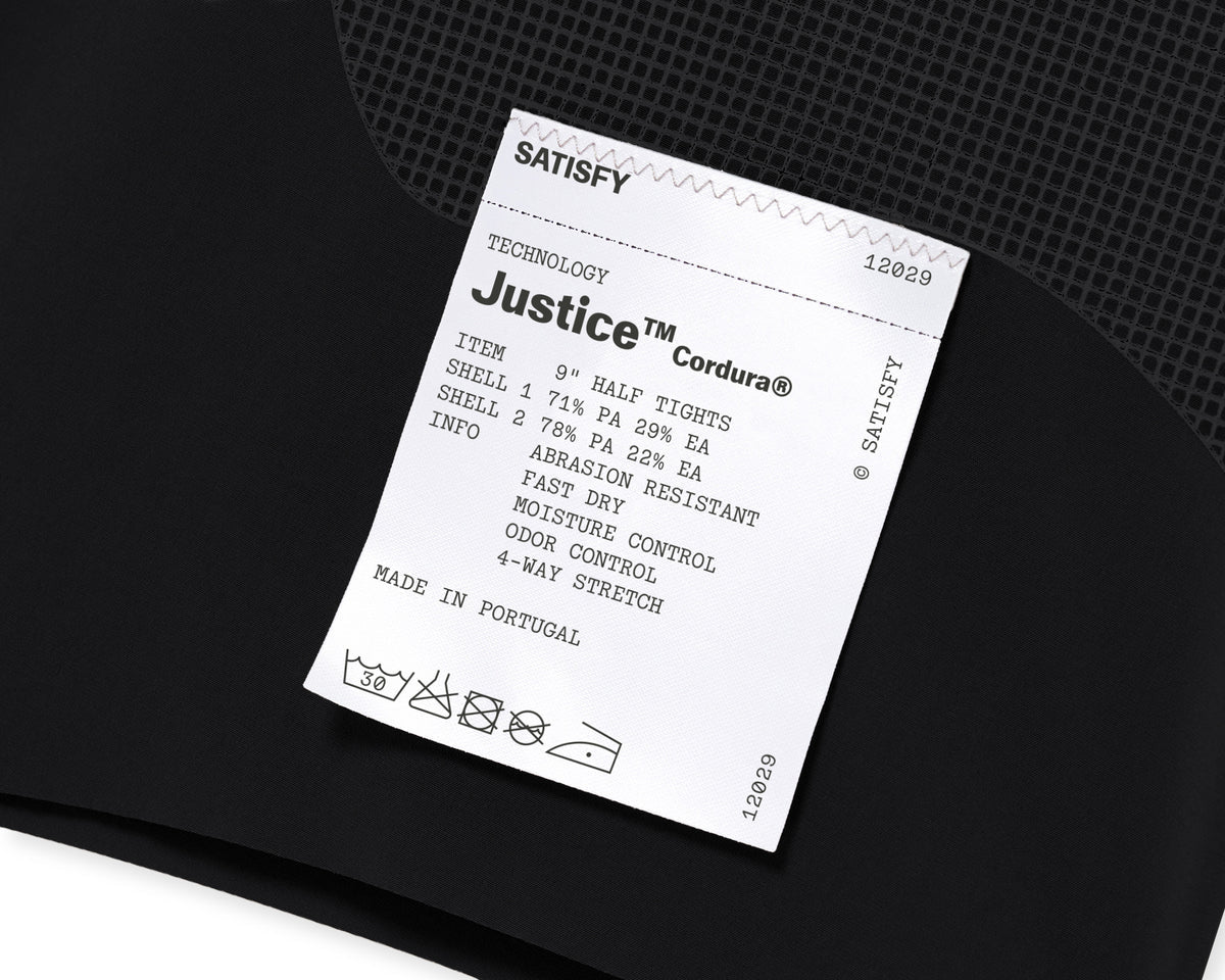 M Justice Cordura 9" Half Tights | Black