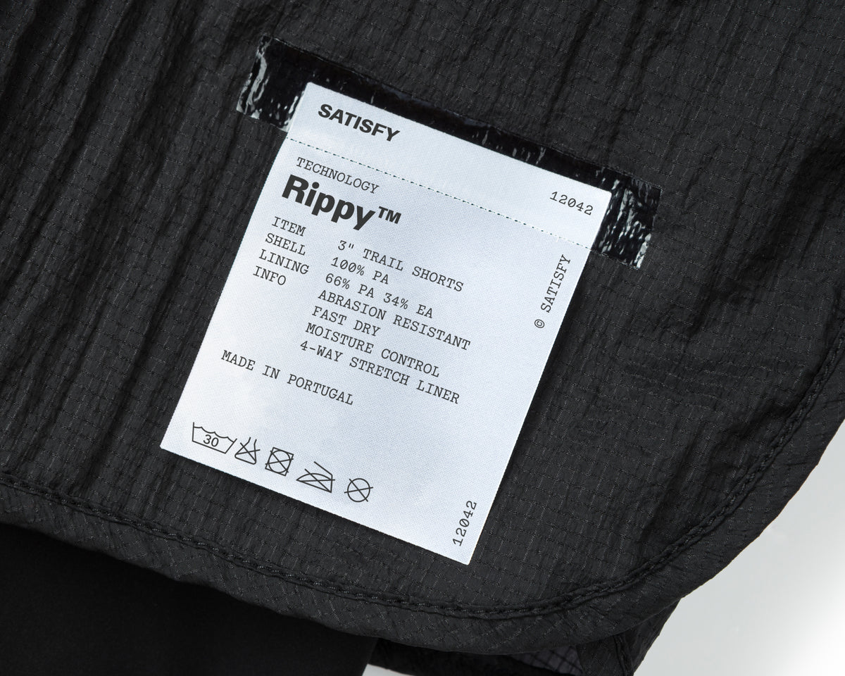 Rippy 3" Trail Shorts | Black