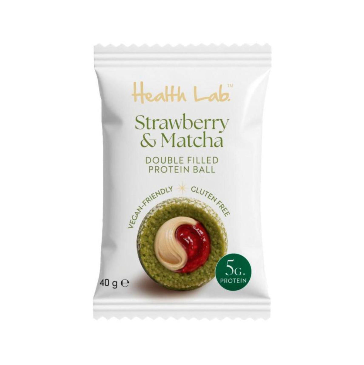Protein Ball | Matcha & Strawberry Double Filled
