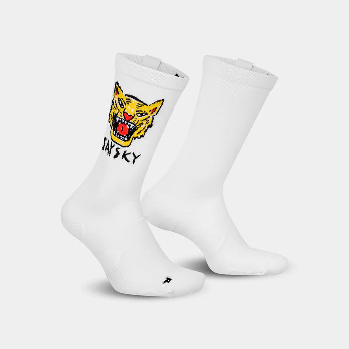 Combat High Socks | White Tiger