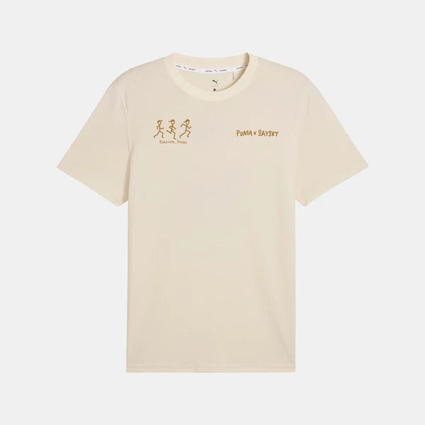 SS PUMA X SAYSKY Tee | Alpine Snow