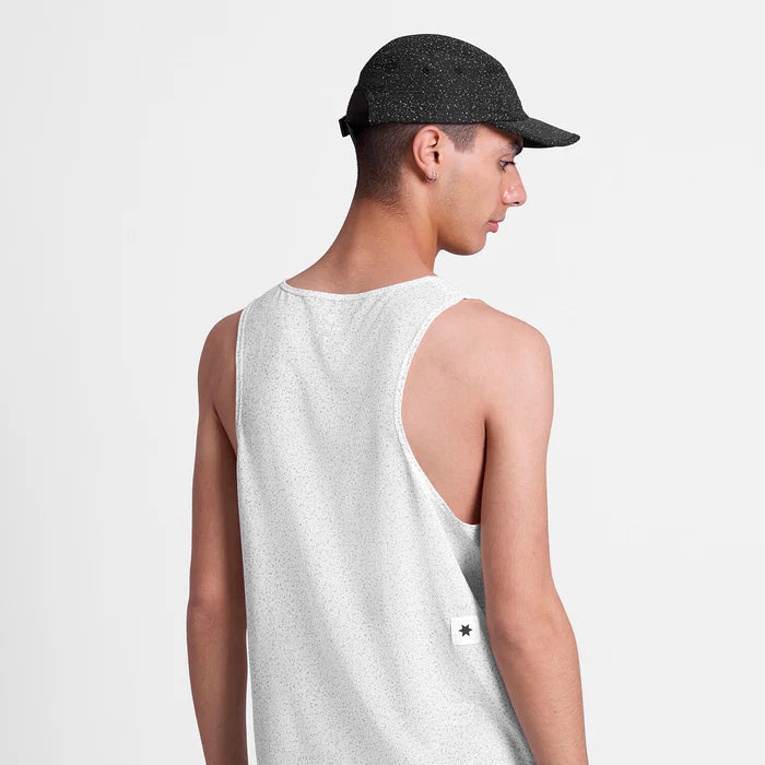 M Combat Singlet | White Universe