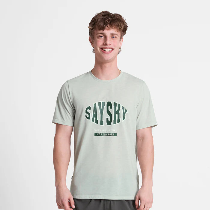 M Statement Motion T-Shirt | Grey Melange