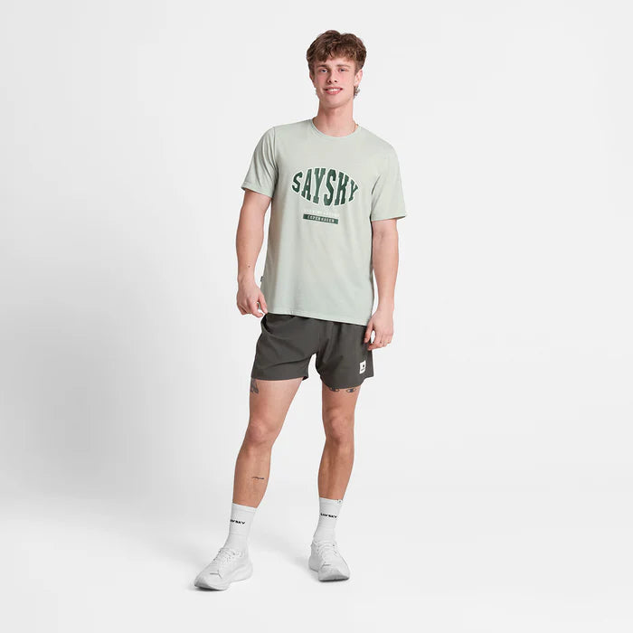 M Statement Motion T-Shirt | Grey Melange