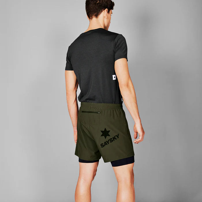 M 2-In-1 Pace Shorts 5" | Green