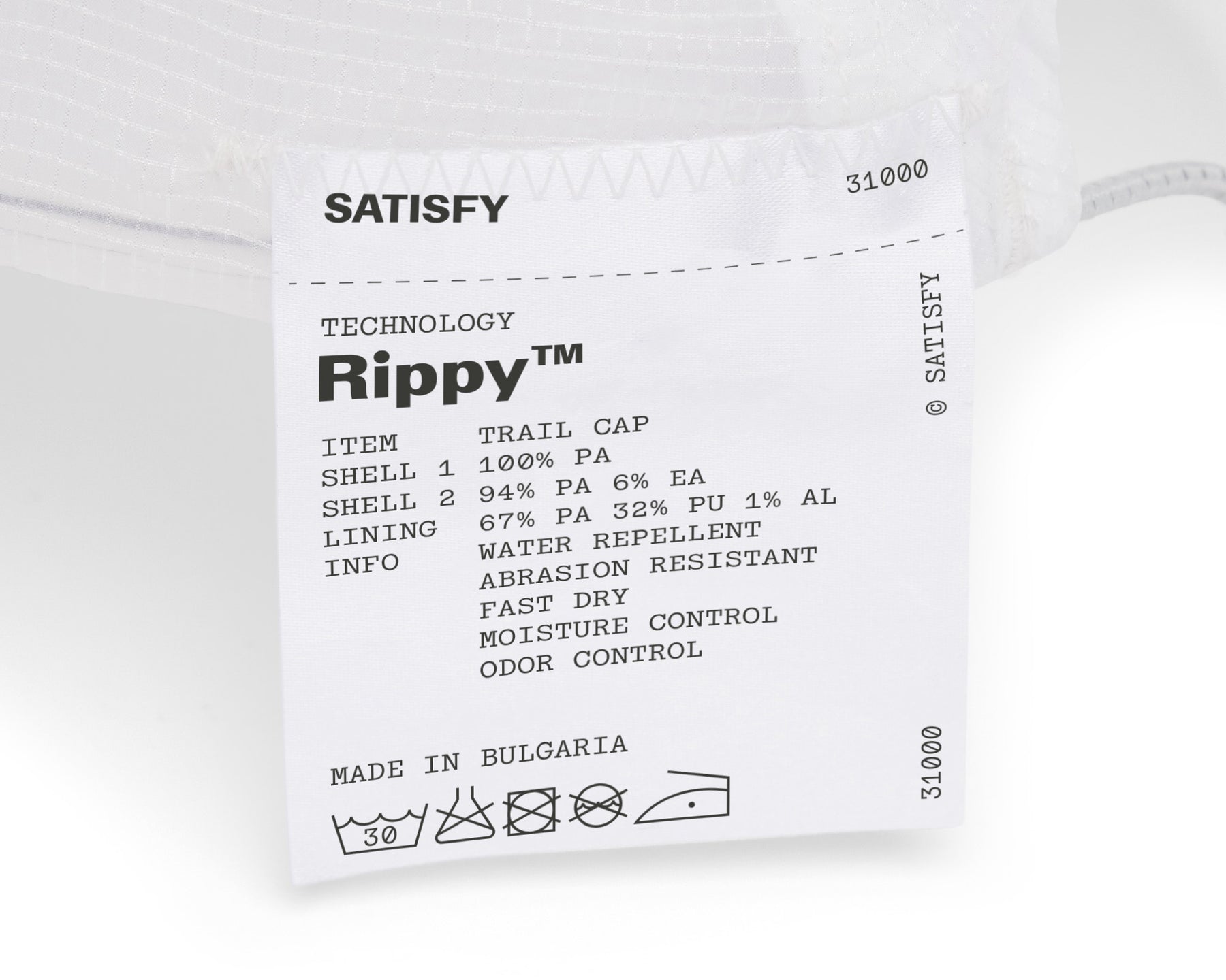 Rippy Trail Cap Off |白色的