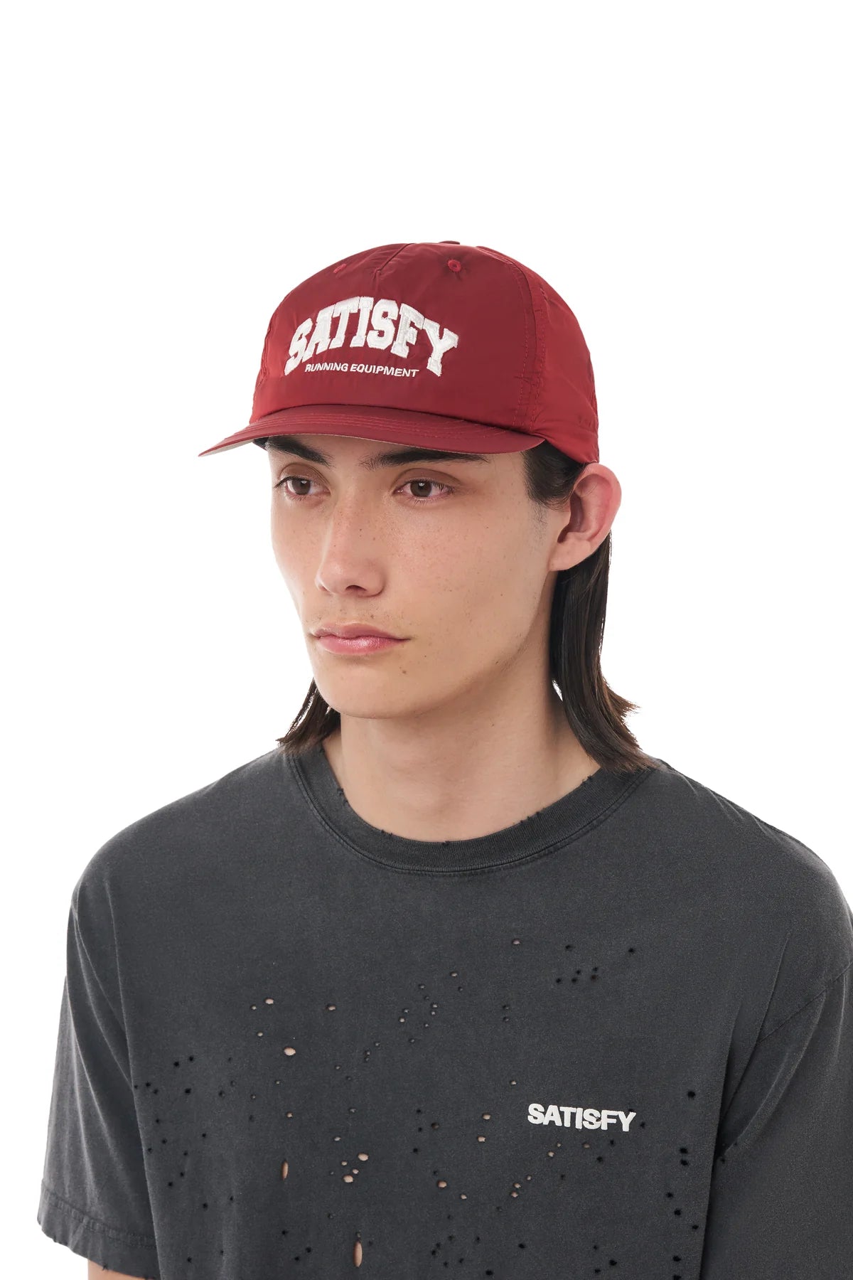 FliteSilk 5 Panel Pinch Cap | Red