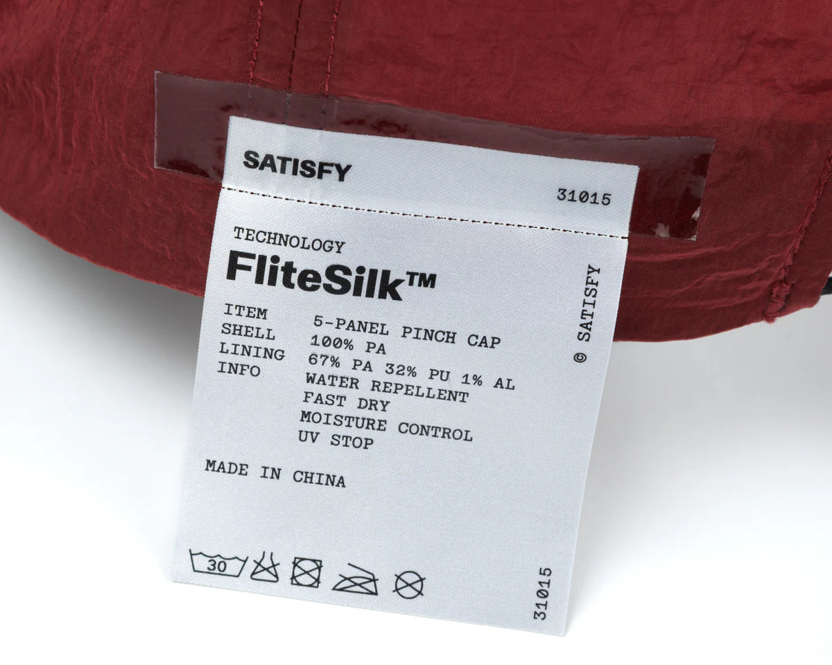 FliteSilk 5 Panel Pinch Cap | Red