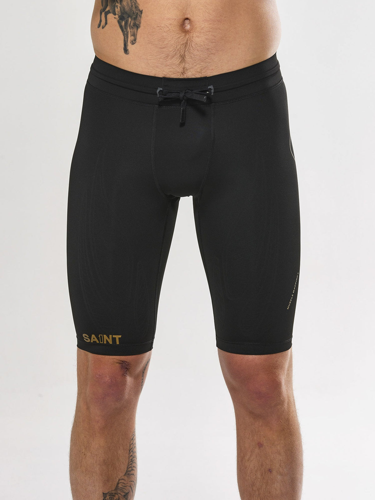 M P1 Elite Compression Shorts (drawcord) | Black