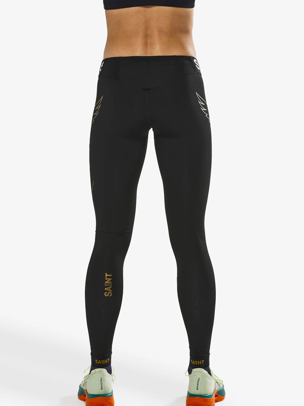 W P1 Elite Compression Tights - Low Rise | Black