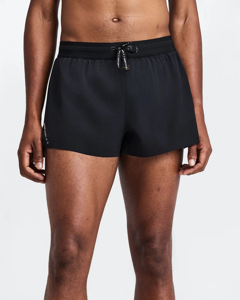 M RipSpeed 3" Split Shorts | Black
