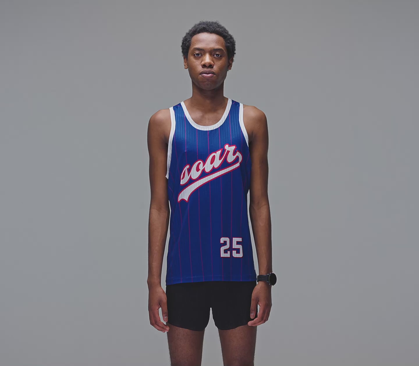 男士 American Race 背心 |藍/紅