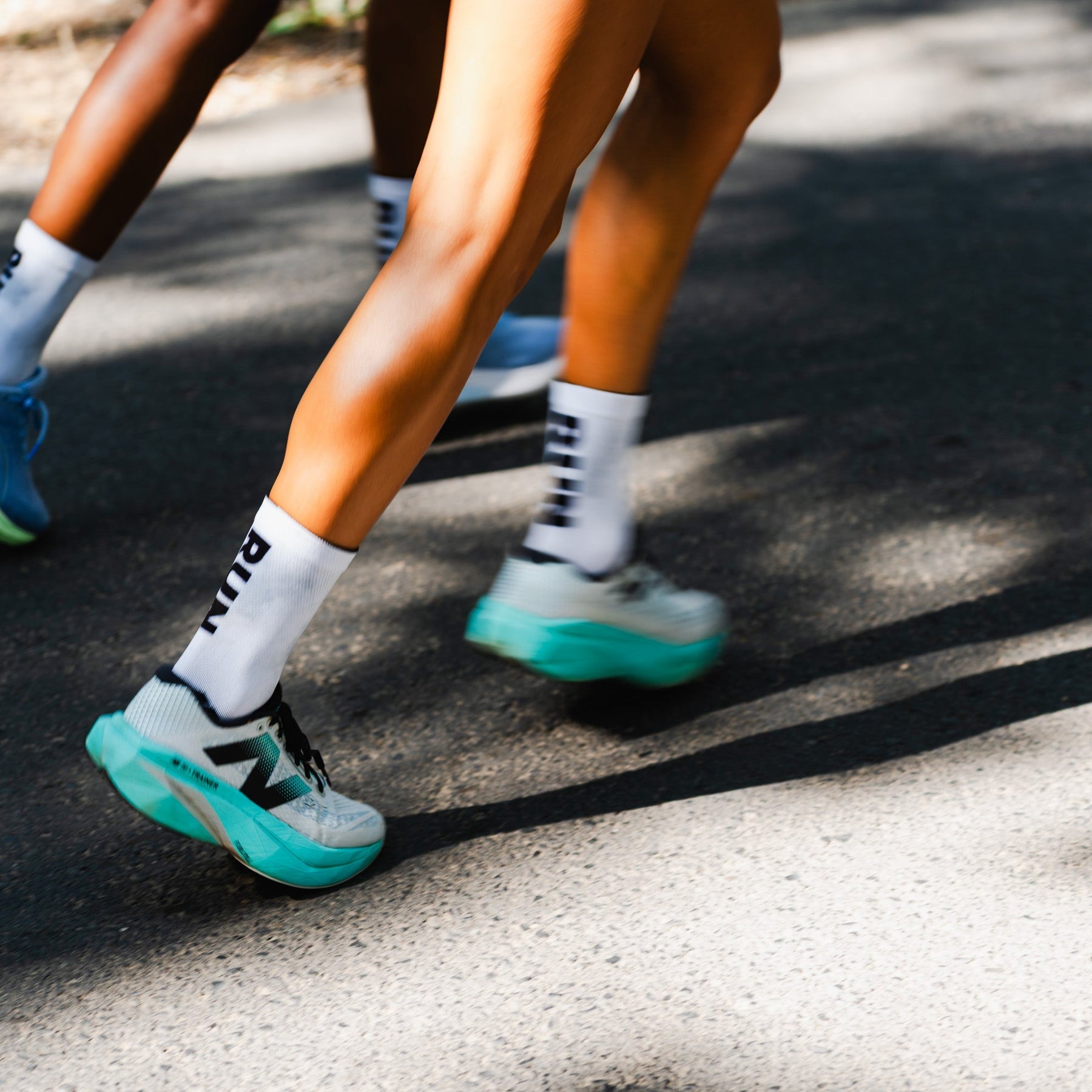 Active Crew Socks | RUN White