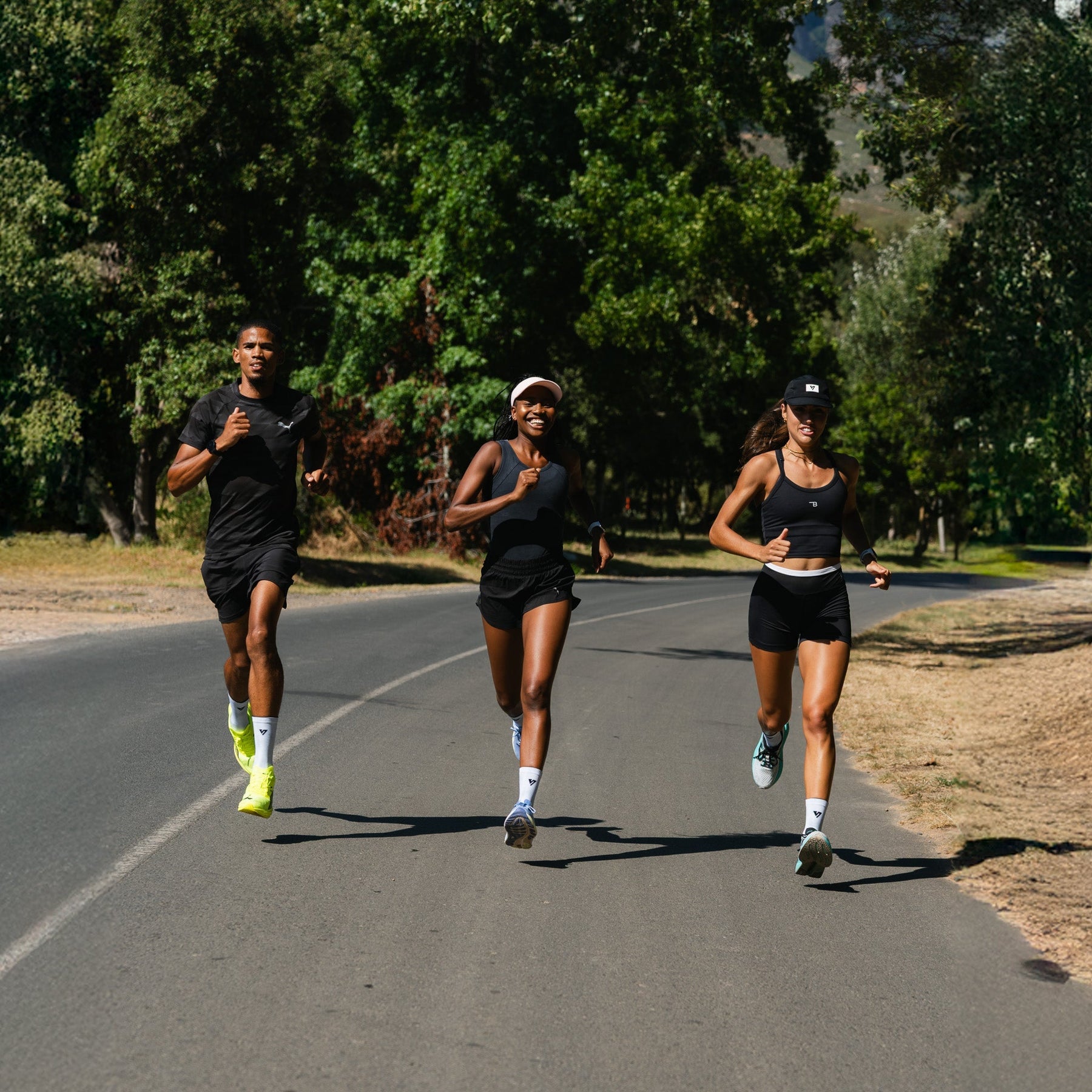 Active Crew Socks | RUN White