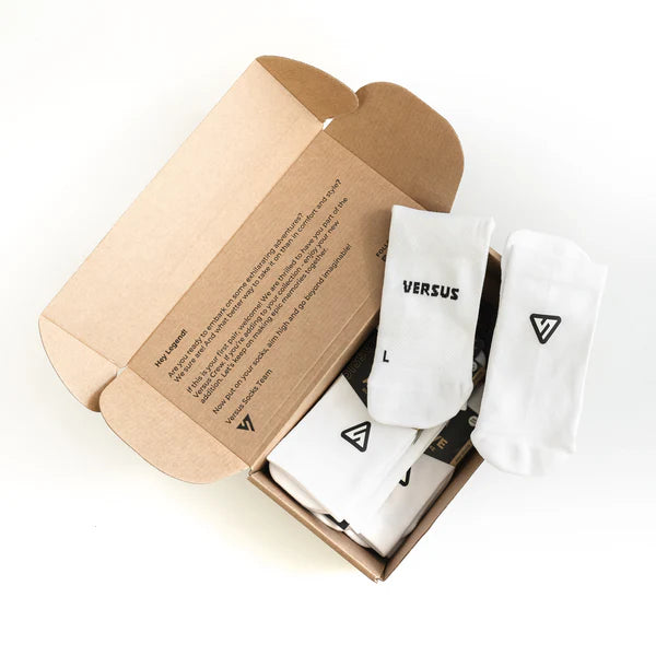 Active Crew Socks | Classic White