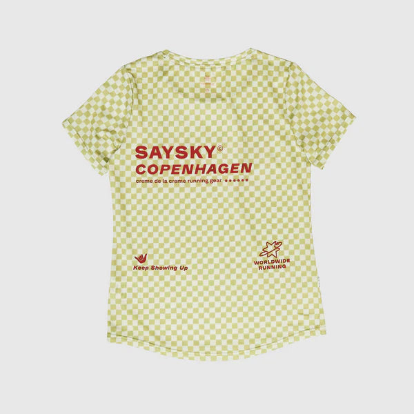 W Checker Combat T-Shirt | Green