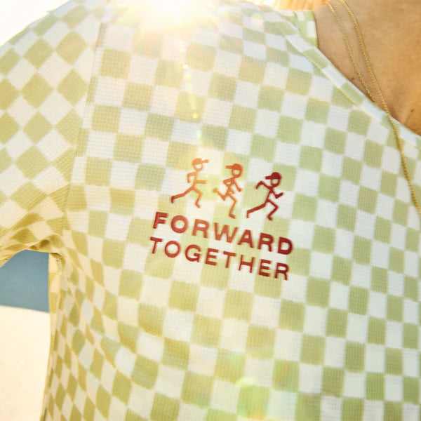 W Checker Combat T-Shirt | Green