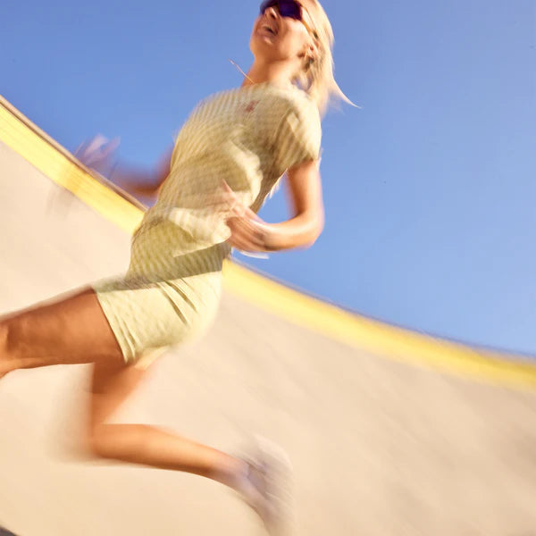 W Checker Combat T-Shirt | Green