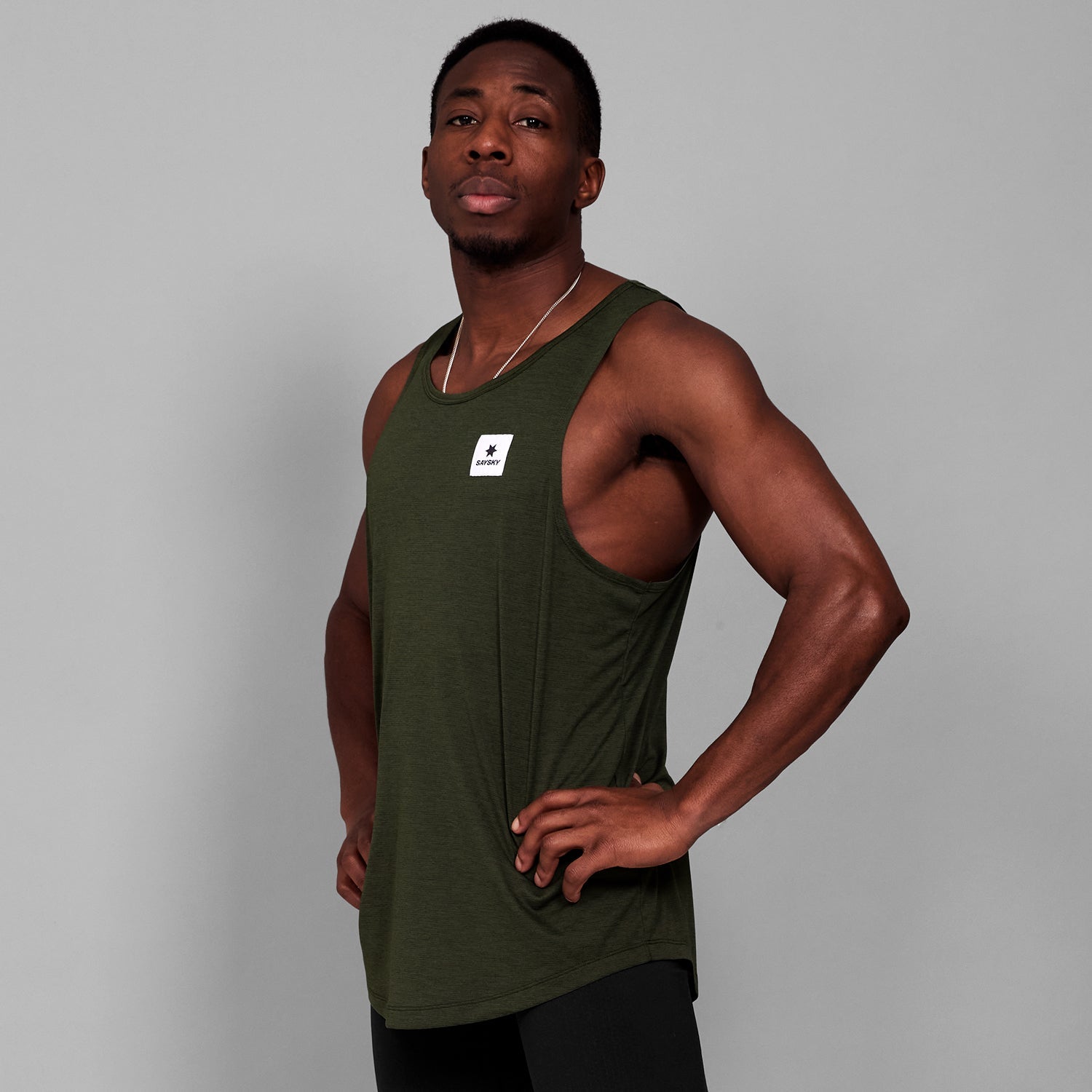 M Clean Combat Pro Singlet | Green