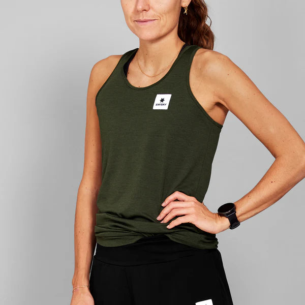 W Clean Combat Singlet | Green
