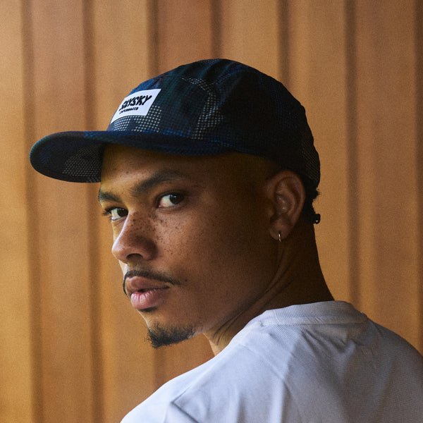 Flower Combat Cap | Blue