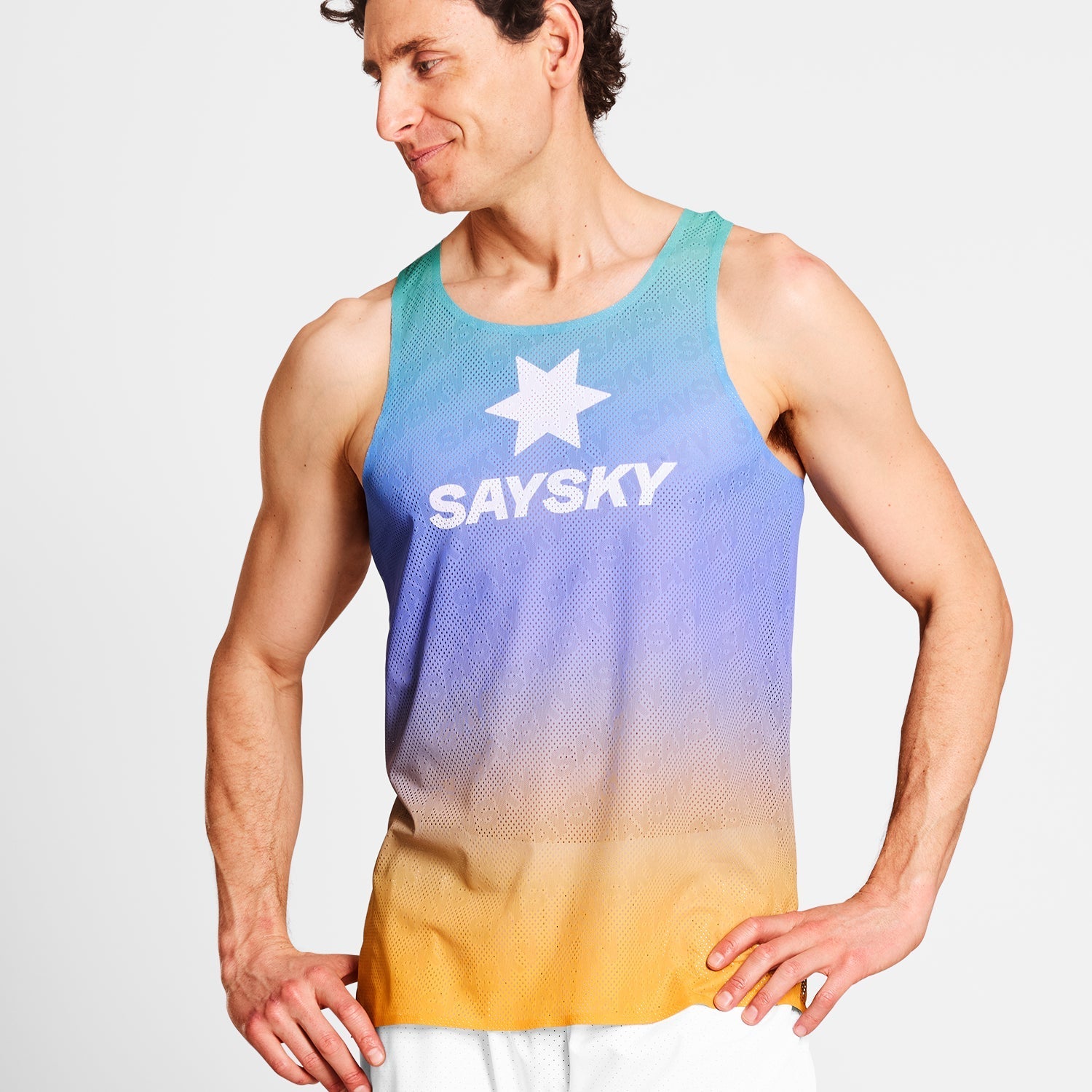 M Drip Dye Flow Air Singlet | Multi