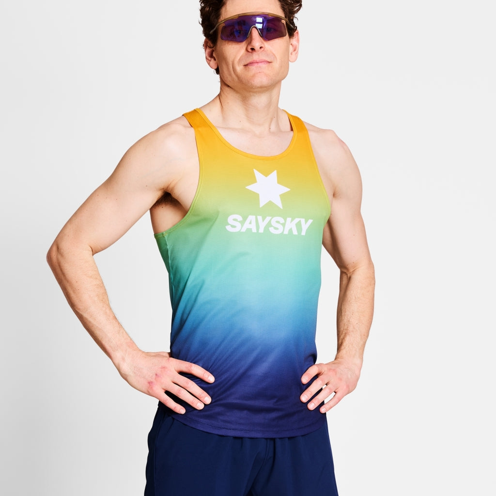 M Drip Dye Flow Singlet | Multi