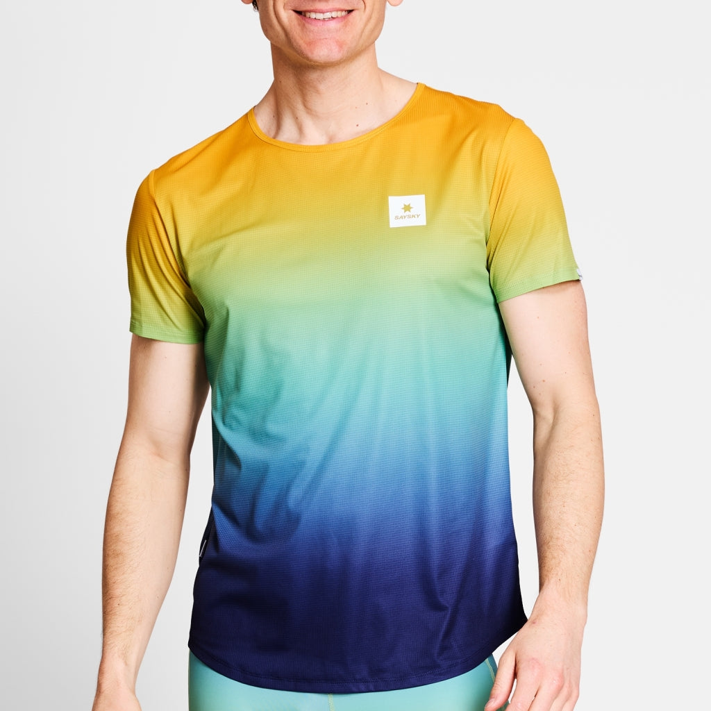 M Drip Dye Flow T-Shirt | Multi