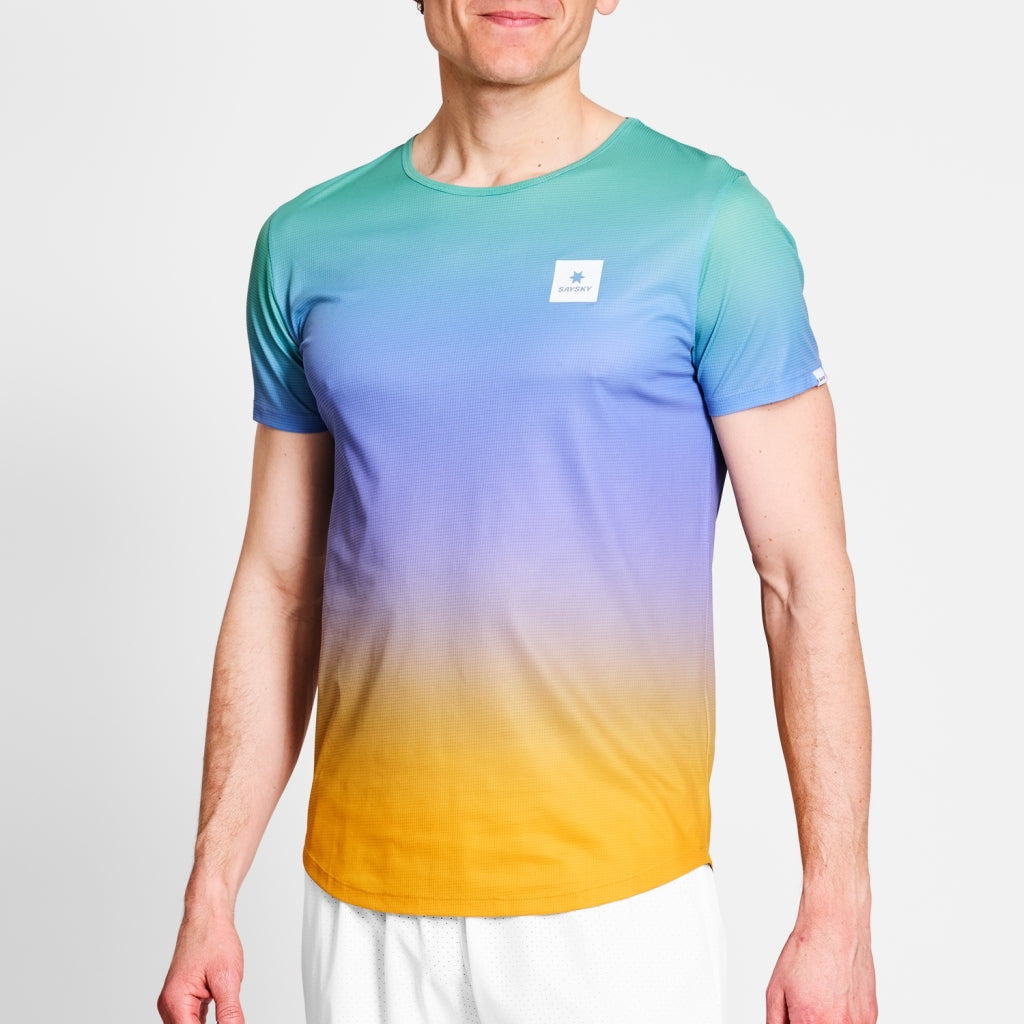 M Drip Dye Flow T-Shirt | Multi