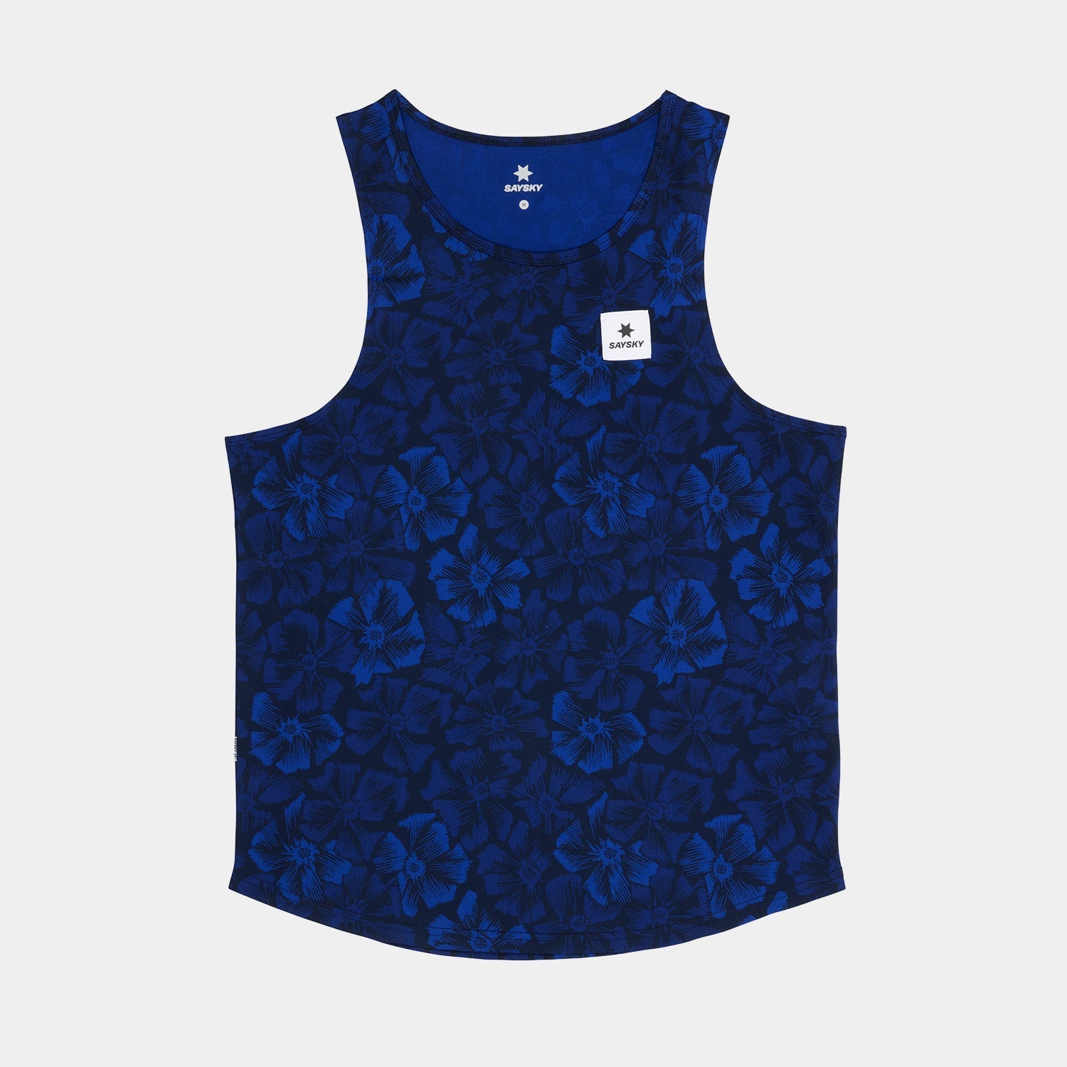 M Flower Combat Singlet | Blue
