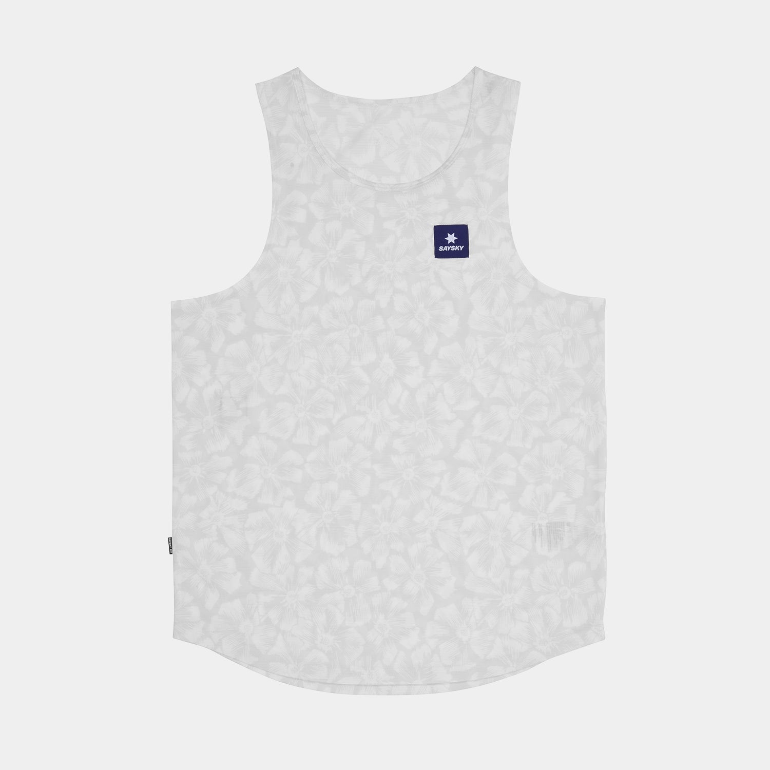 M Flower Combat Singlet | White