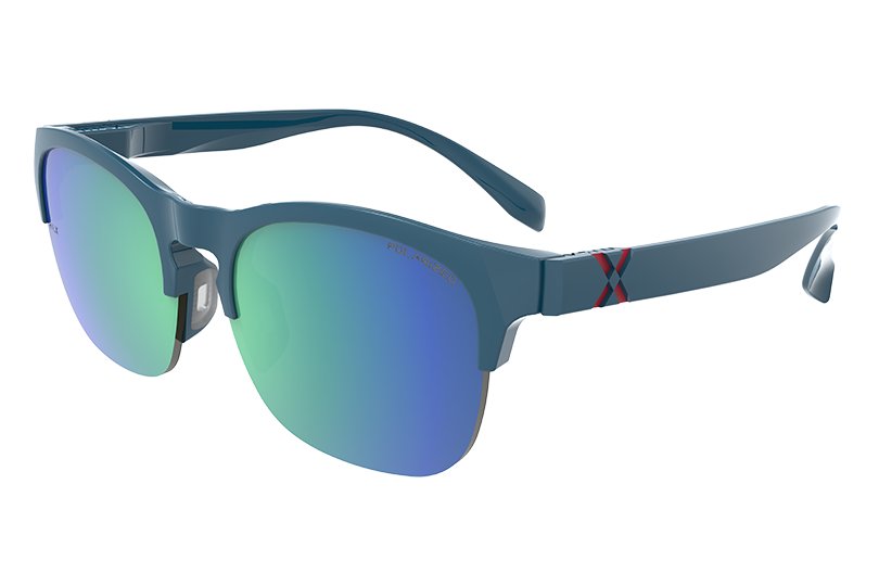 Nomad Green - Interloop | Shiny Solid Green Sunglasses