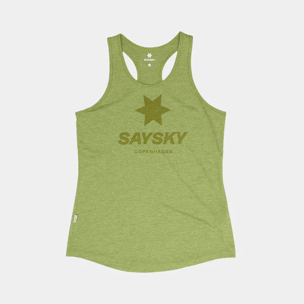 W Logo Combat Singlet | Green Melange