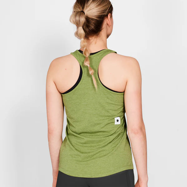 W Logo Combat Singlet | Green Melange