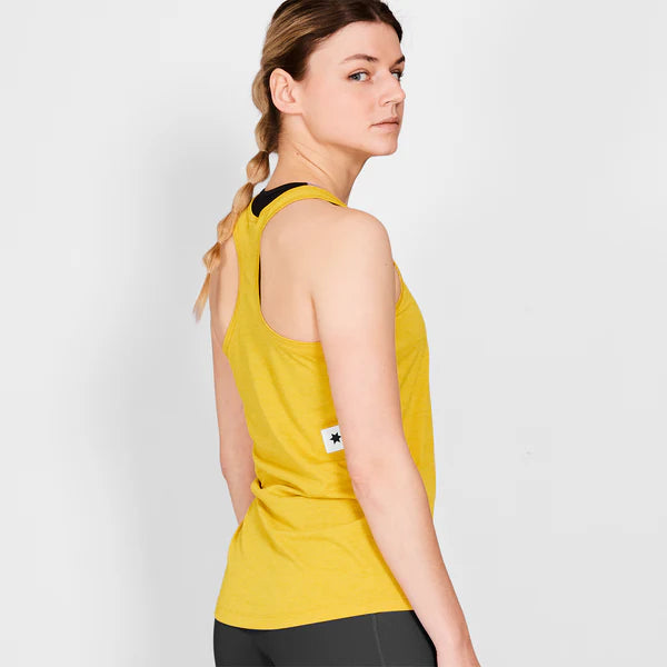 W Logo Combat Pro Singlet | Yellow
