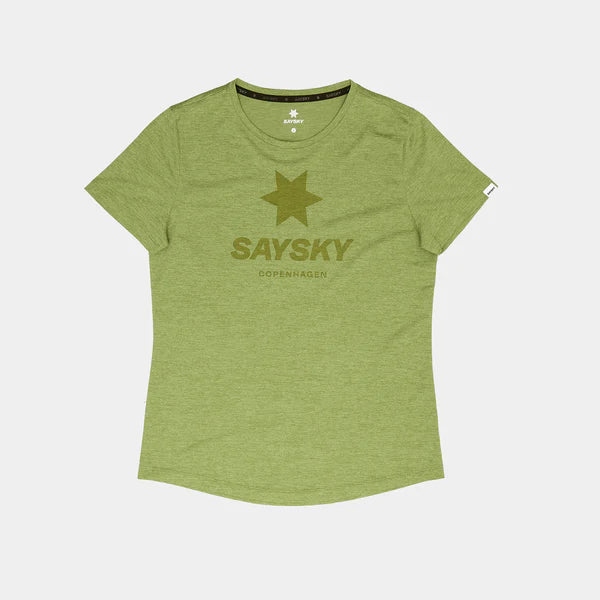 W Logo Combat T-shirt | Green Melange