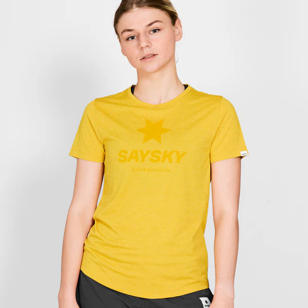 W Logo Combat T-shirt | Yellow