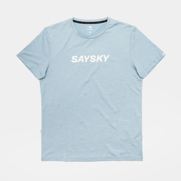 Logo Pace T-Shirt | Blue Melange