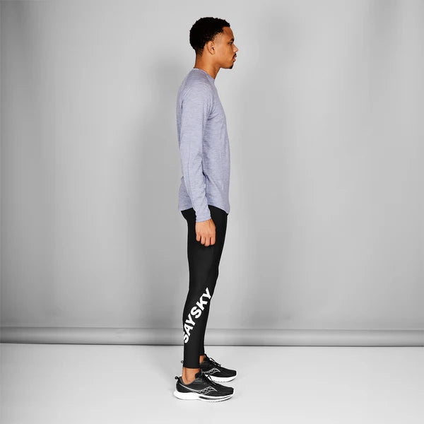 美麗諾羊毛長袖基本款 |灰色的