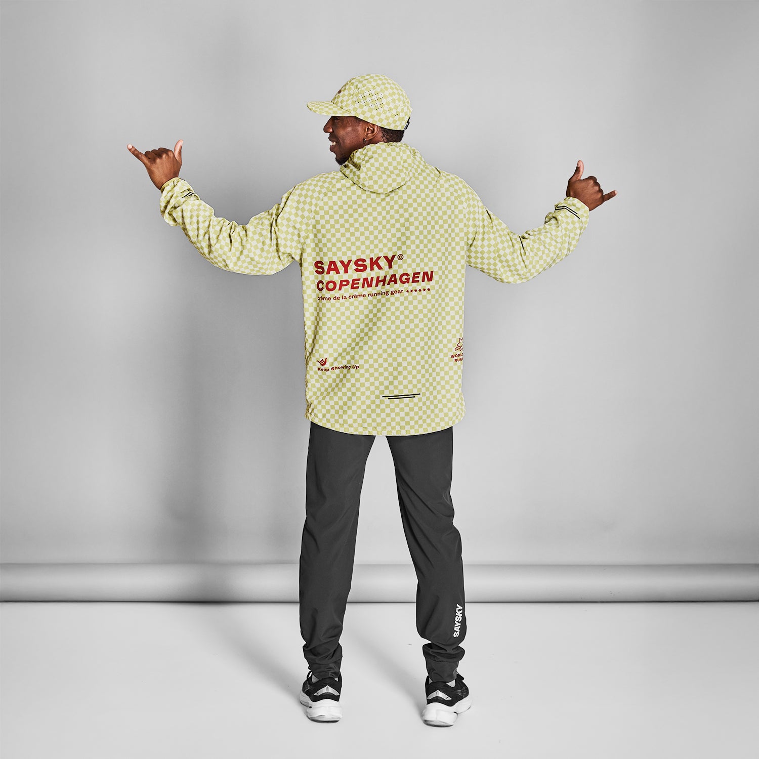 Checker Pace 夾克 |綠色的