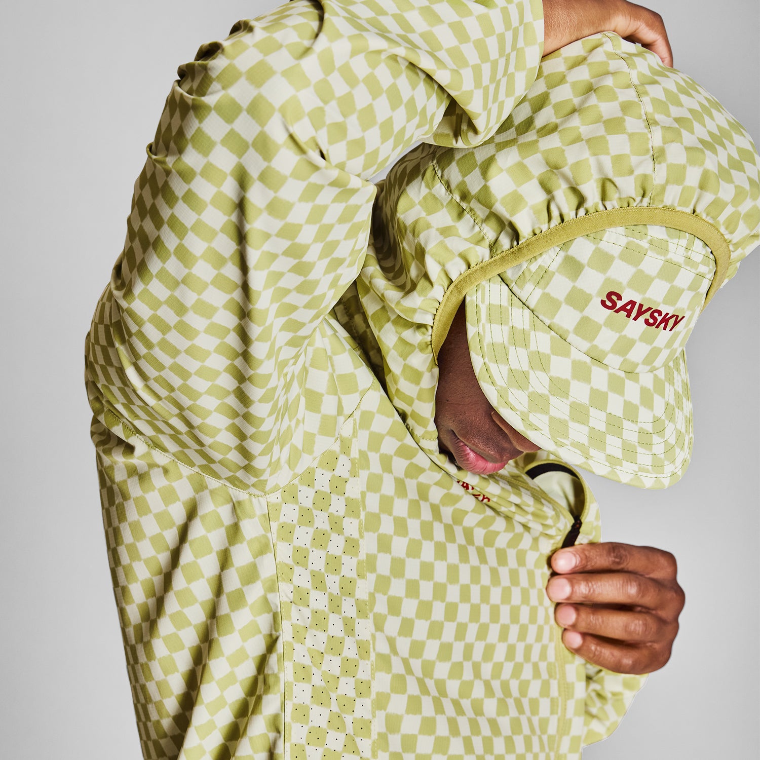 Checker Pace 夾克 |綠色的