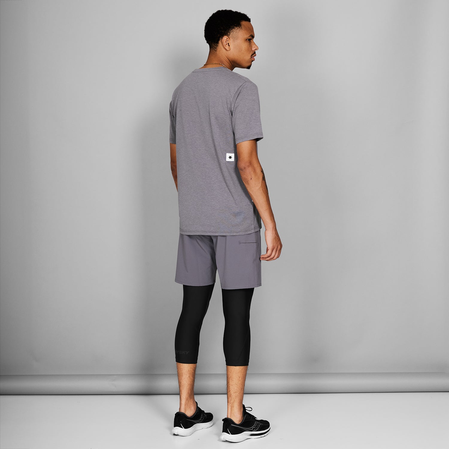 Clean Motion T-shirt | Grey Melange